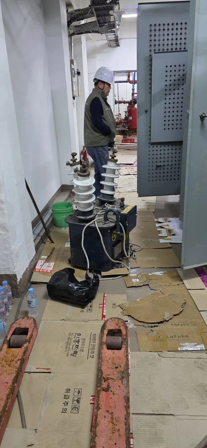 수배전반공사 현장 시공 사진